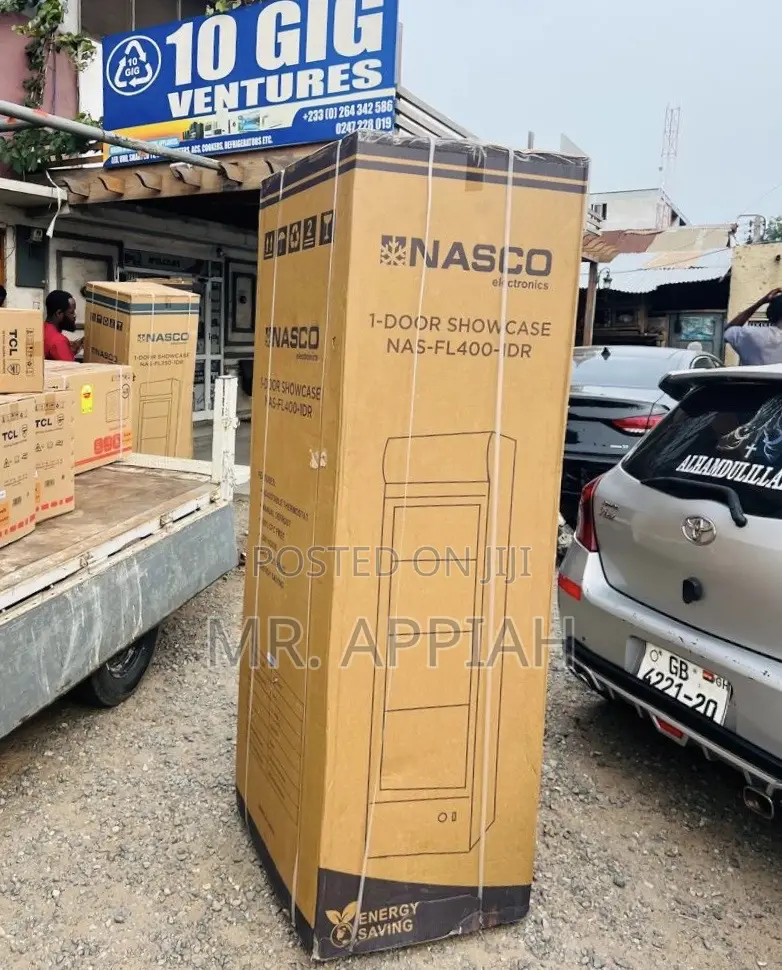Get Adorable Nasco Nas-Fl400-1dr-1 358L 1 Door Display Fridge(Glass)