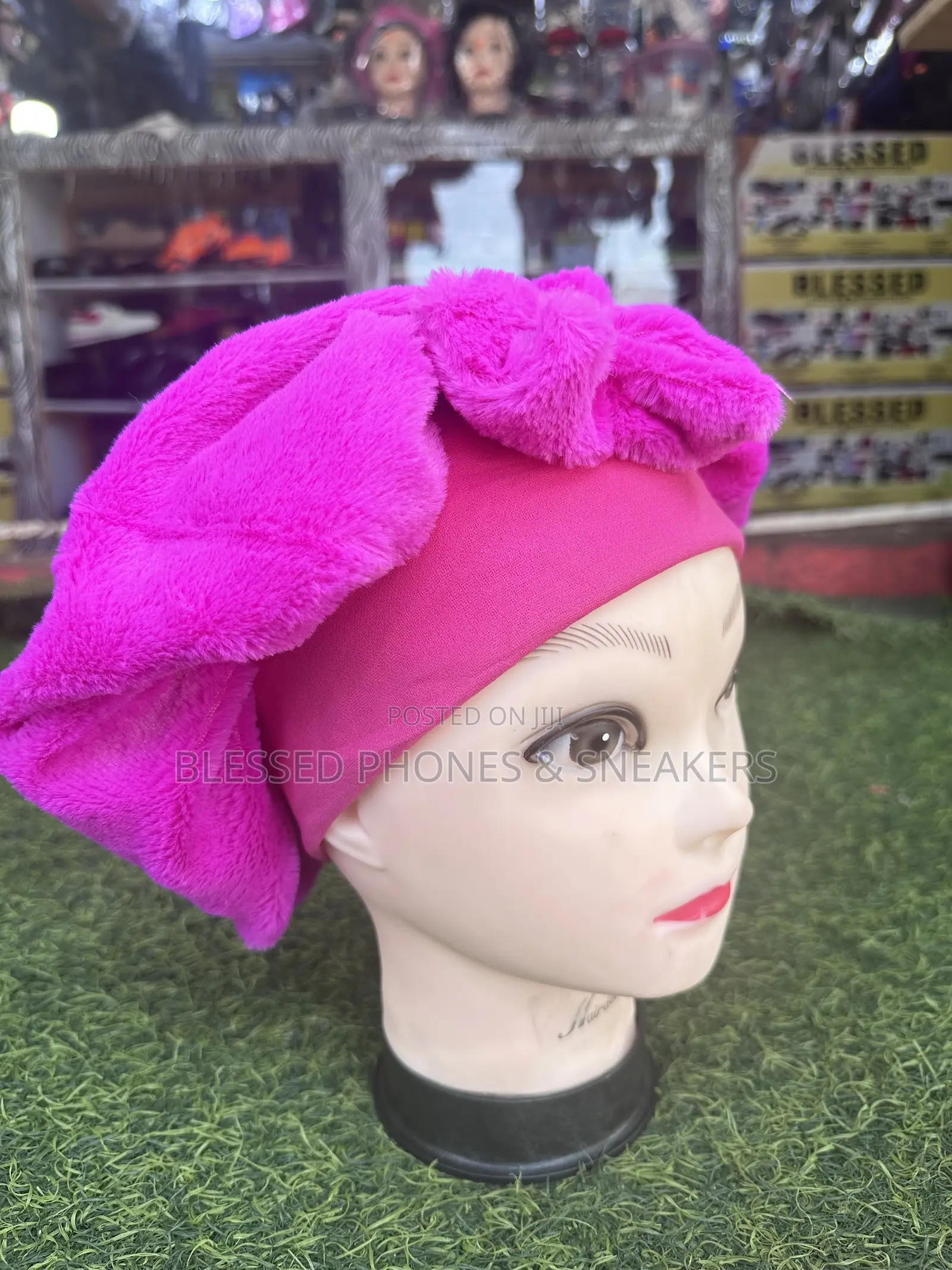 Wool Hair Bonnet