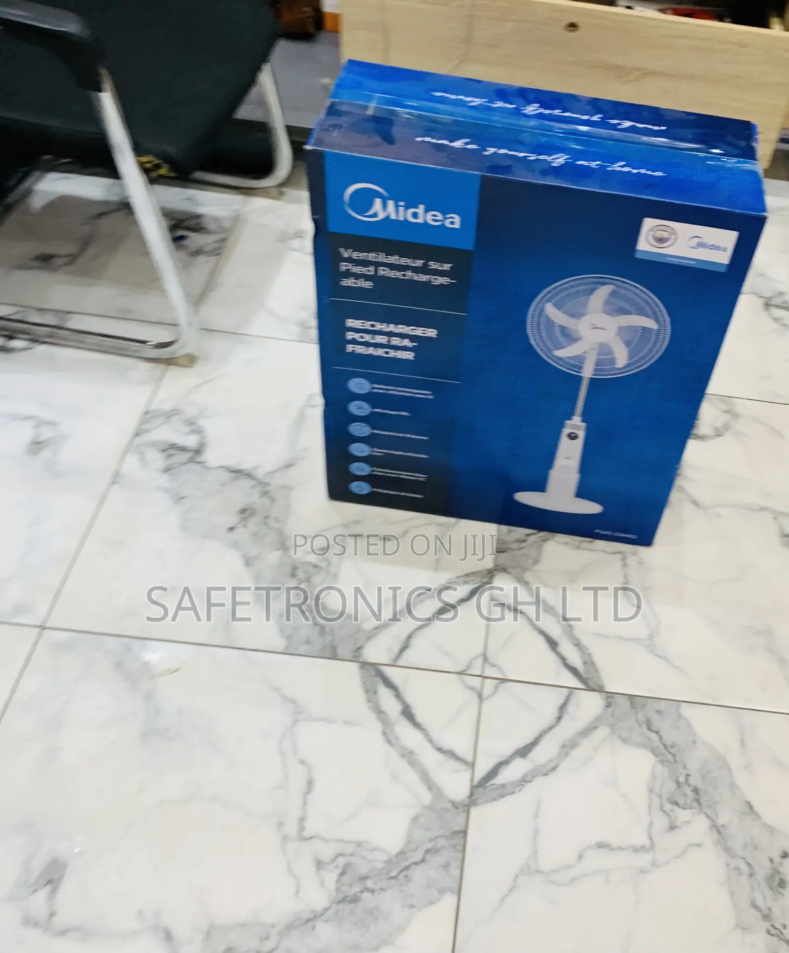Kindly Good Midea 18′′ Rechargeable Stand Fan (Model FS45-23MRD)