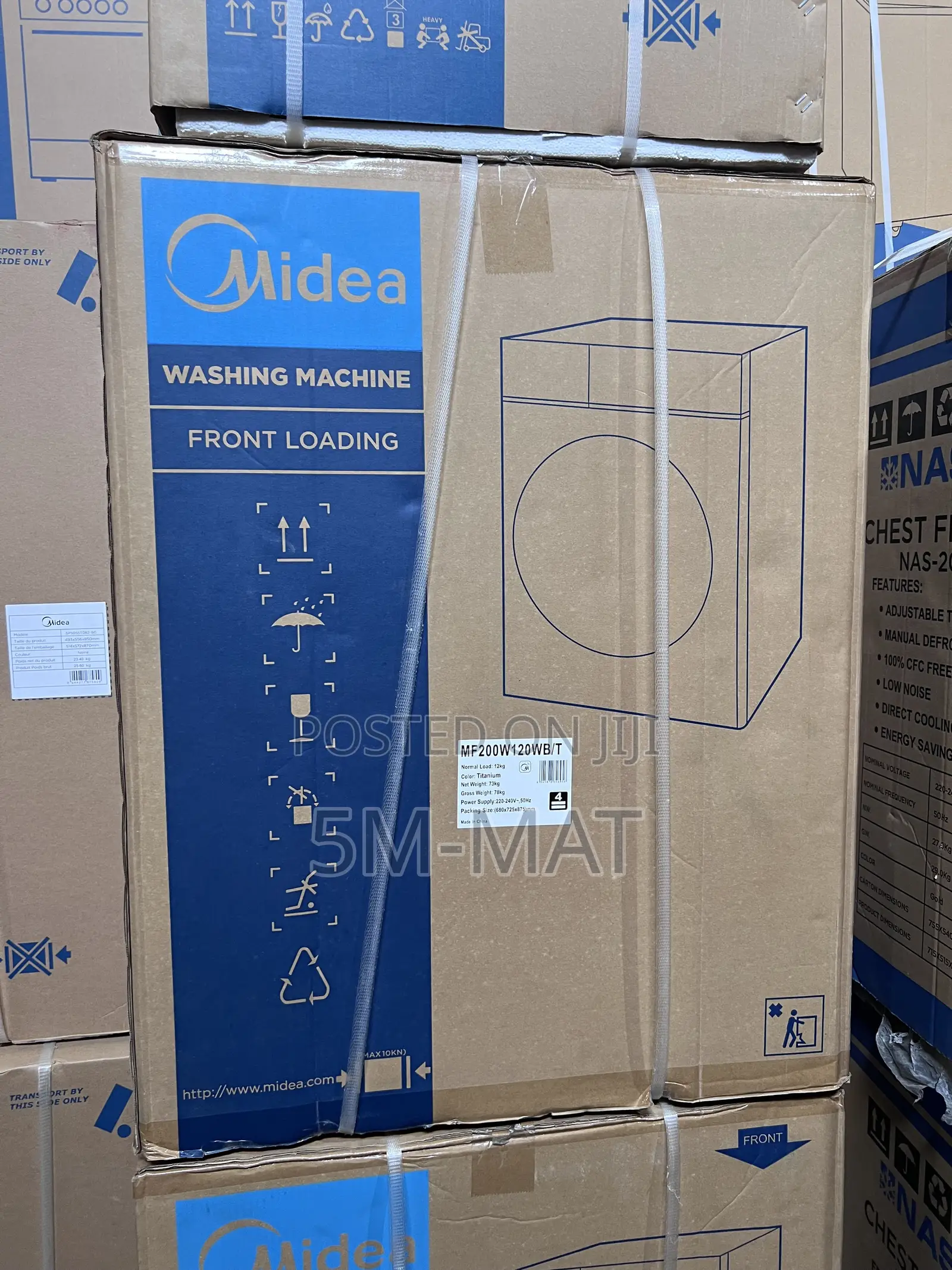 Midea Front Load 10kg Washing Machine-Mf200w100wb/T