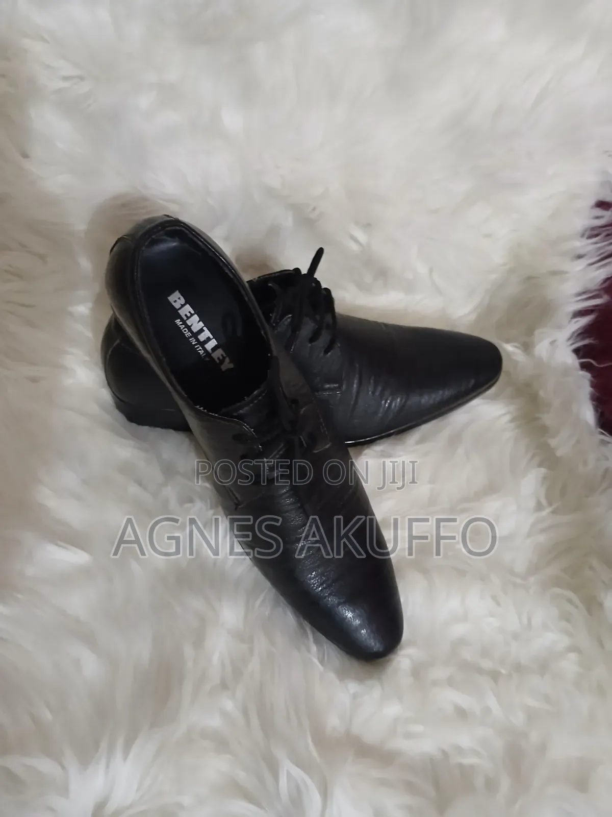 Black Quality Leather Shoe for Sale.