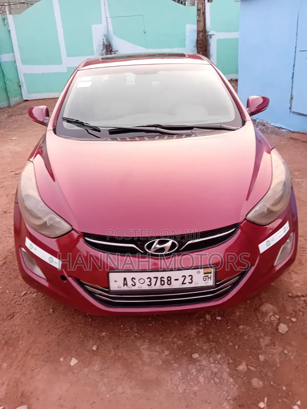 Hyundai Elantra 2013 Red