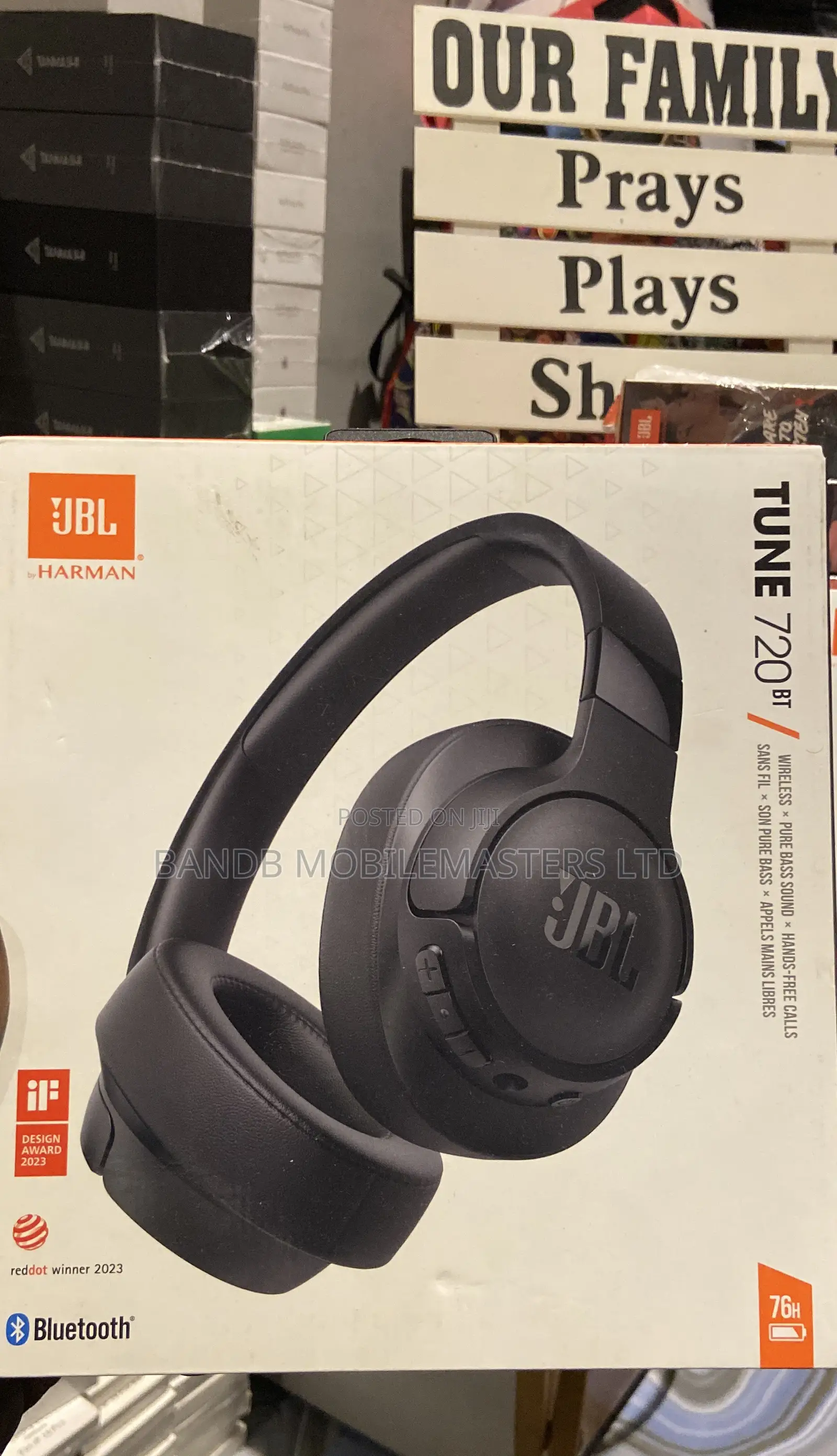 Original JBL Tune 510BT, 520BT 720BT Wireless Headphone