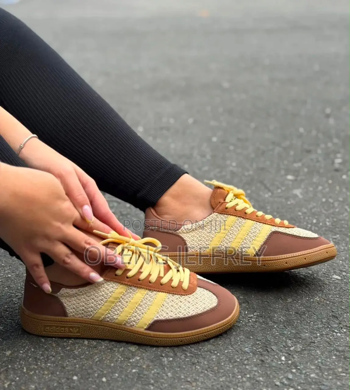 Original Adidas Handball Spezial Brown and Beige