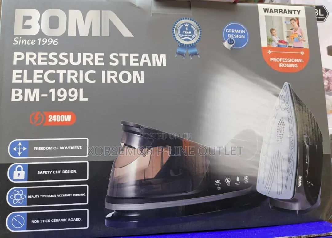 Bomn Bm-199l Steam Iron