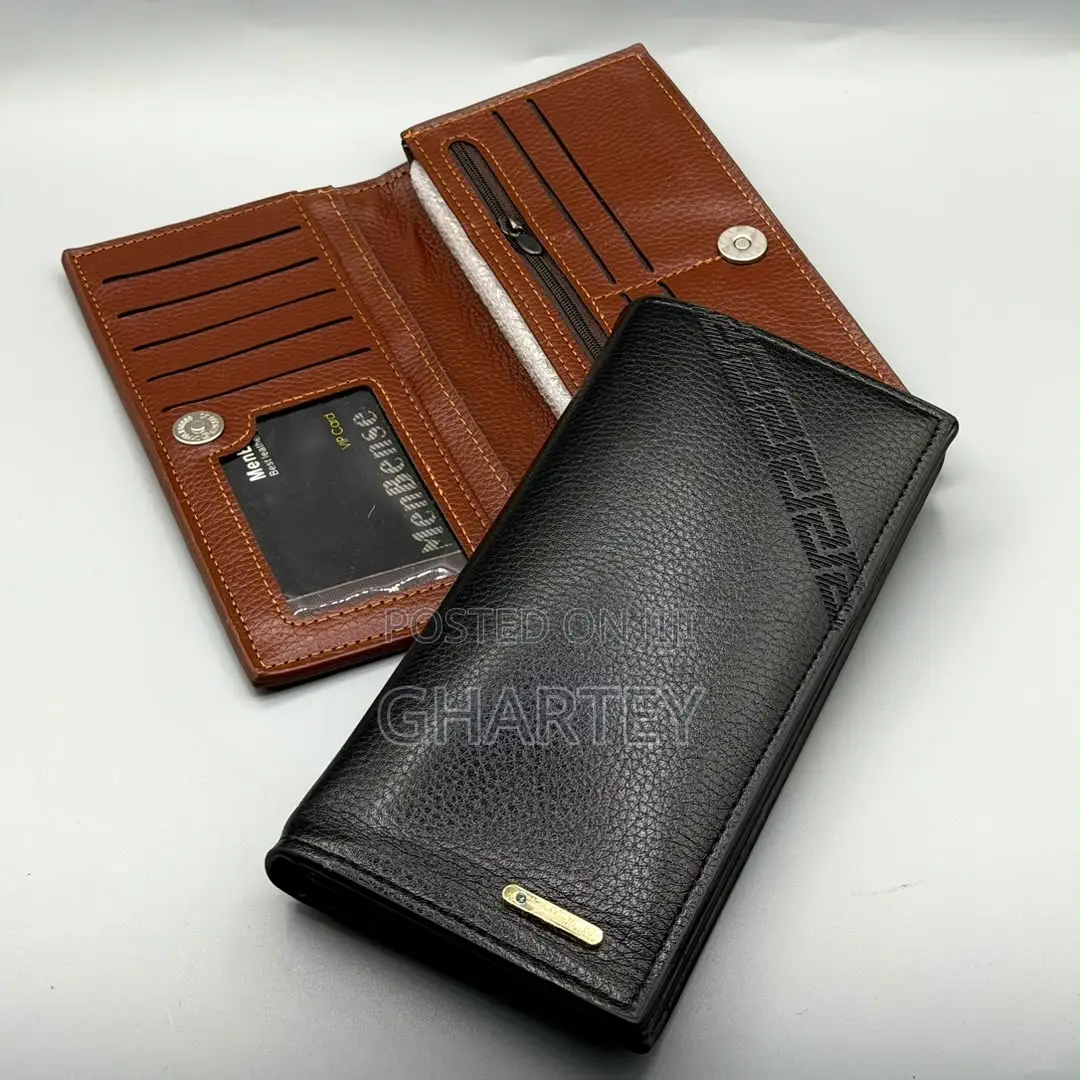 Men’s Premium Leather Long Wallet