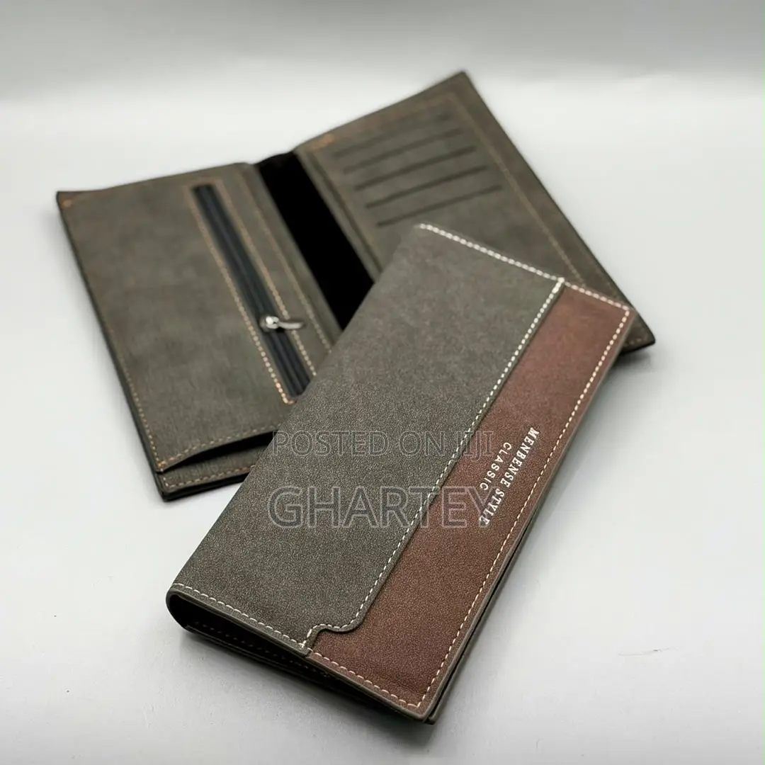 Men’s Premium Canvas Long Wallet