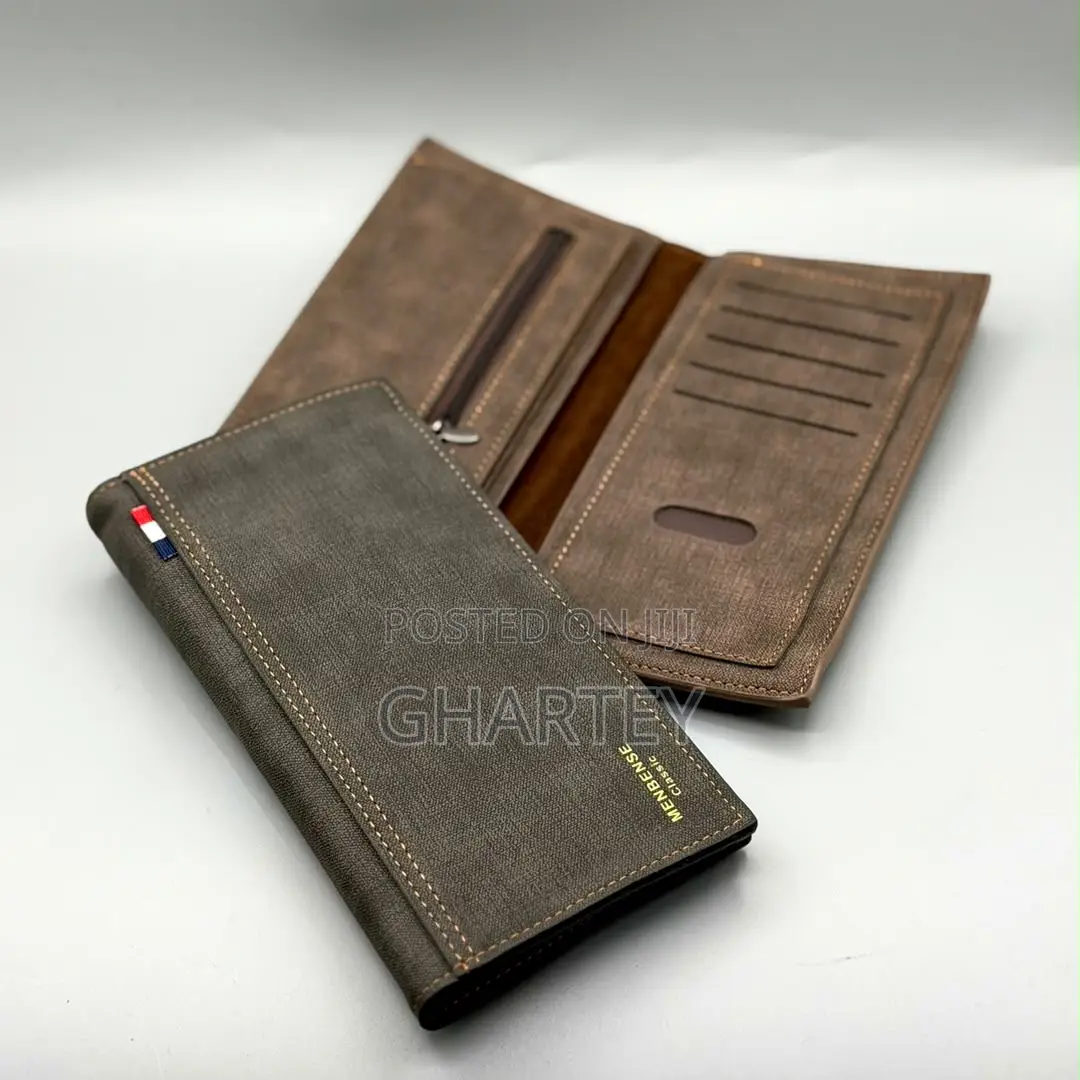 Men’s Premium Canvas Long Wallet