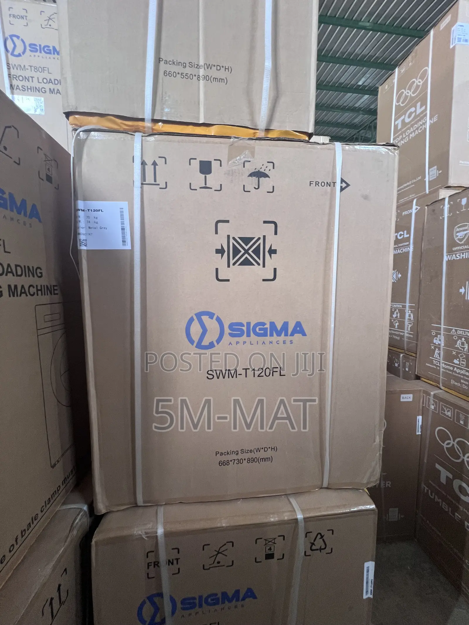 Sigma 12KG Front Load Washing Machine