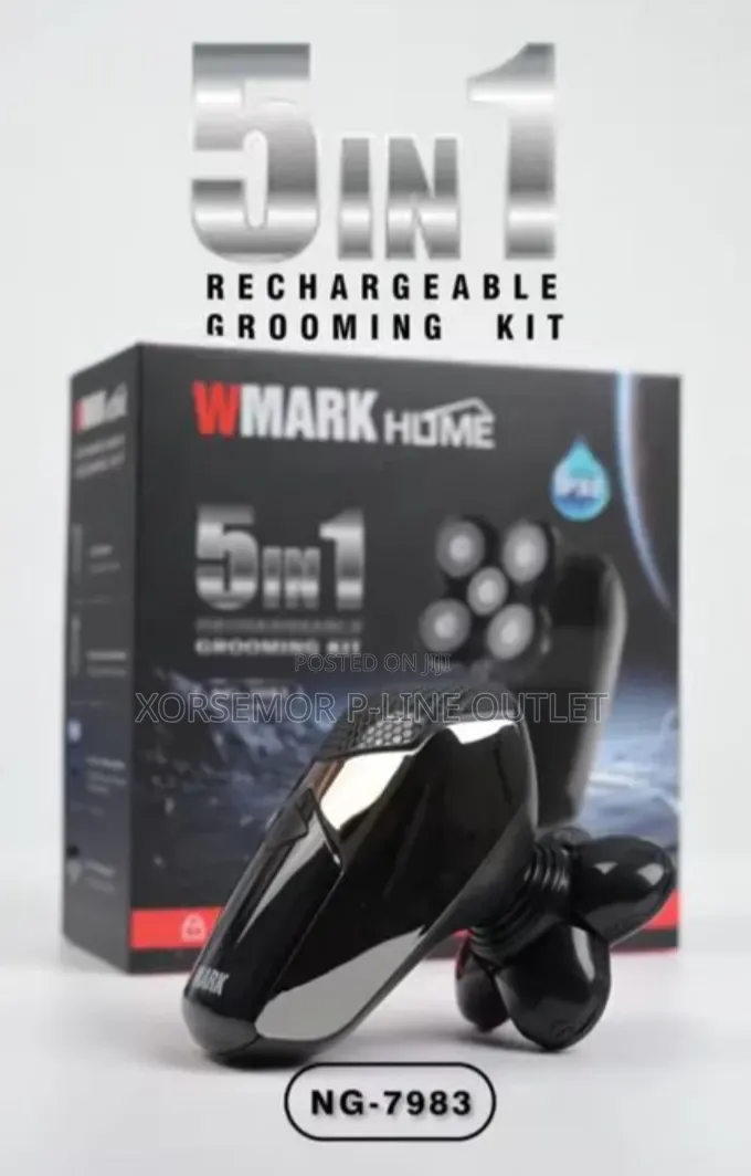 NG-7983 5-in-1 Wet Dry Shaver, Trimmer, Nose Ear, Head Shaver,