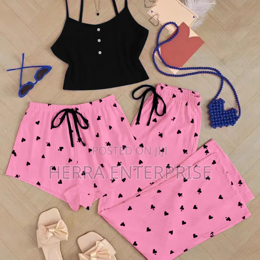 Romantic 3 in 1 Night Wears for First Class Ladies