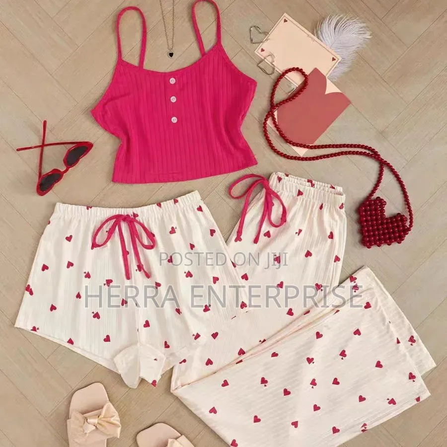 Romantic 3 in 1 Night Wears for First Class Ladies