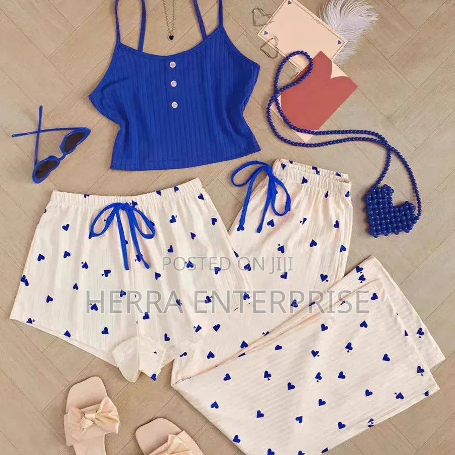 Romantic 3 in 1 Night Wears for First Class Ladies