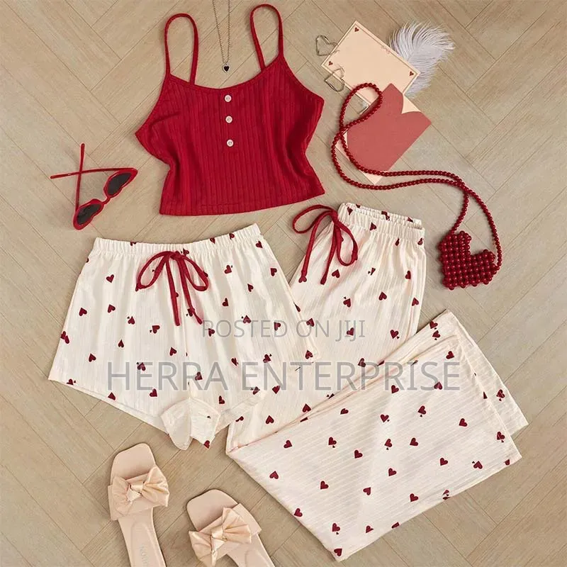 Romantic 3 in 1 Night Wears for First Class Ladies
