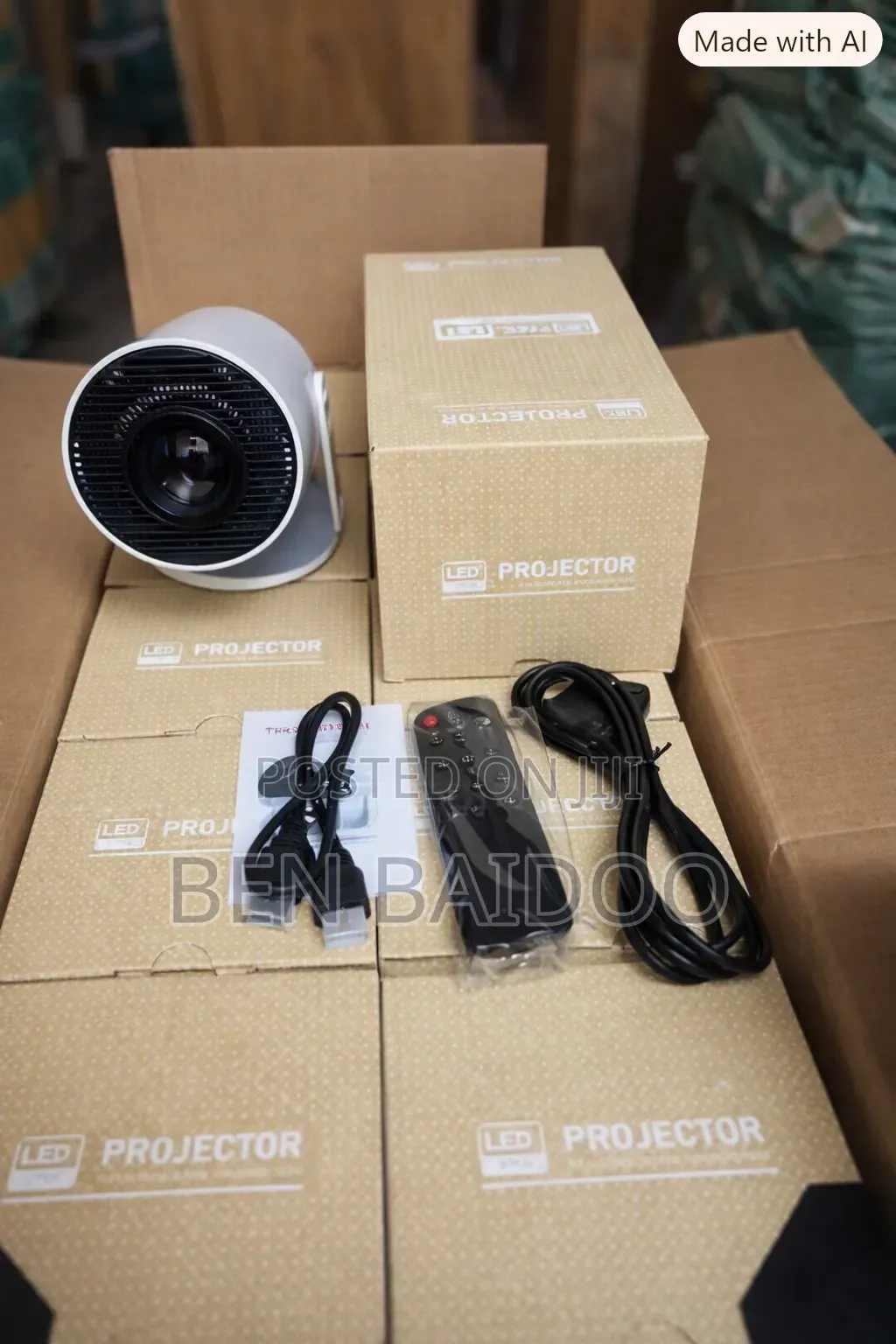 Ultra HD Smart Projector (Powerful Lens)