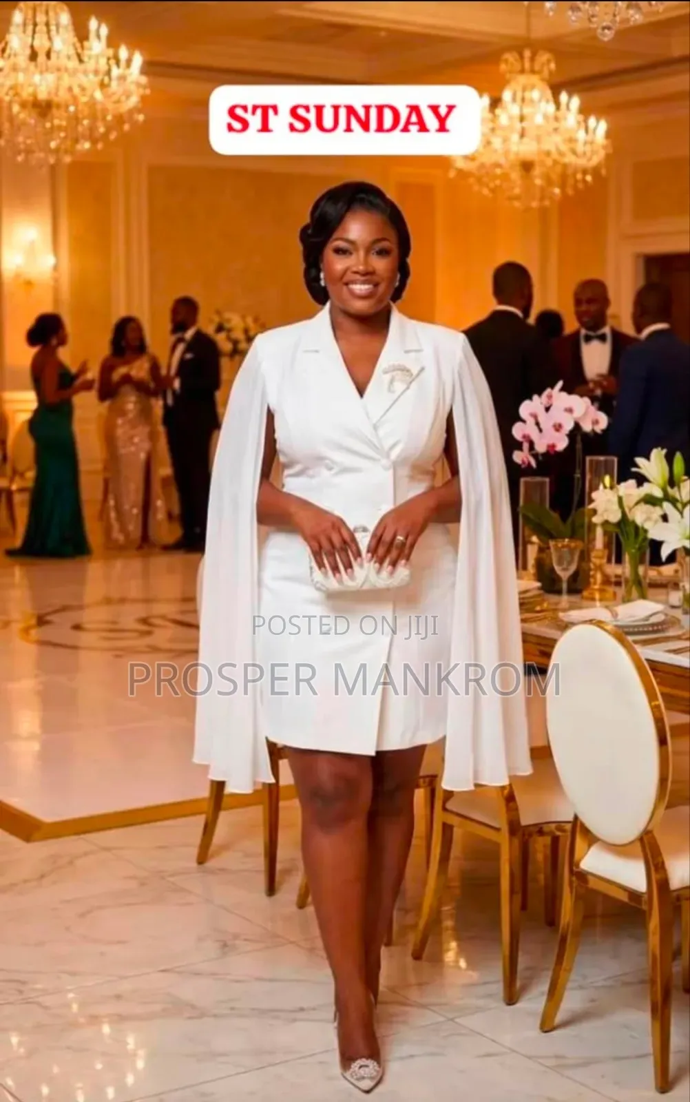Ladies Dress in Wings
