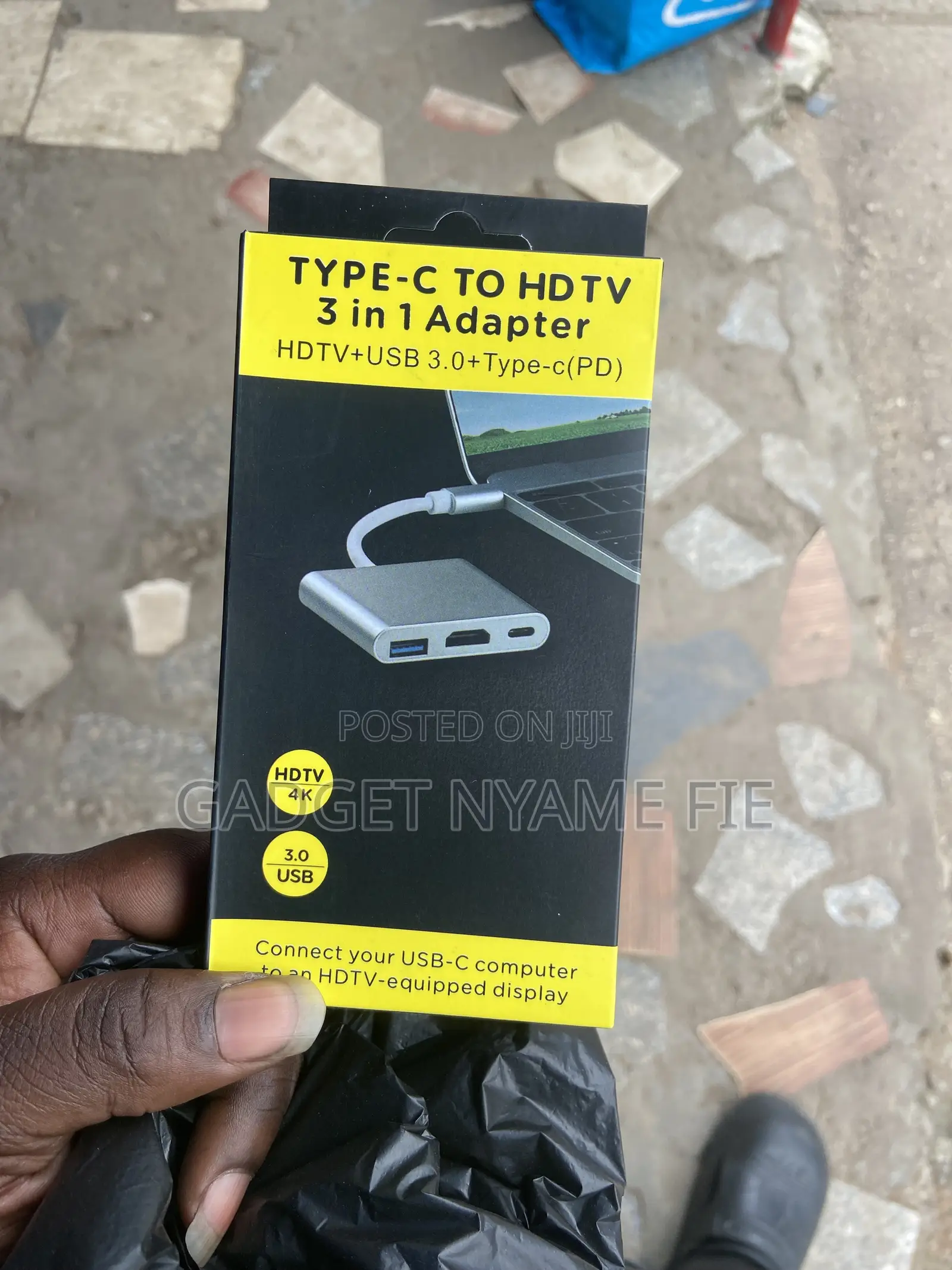Type C to HDMI + USB + PD