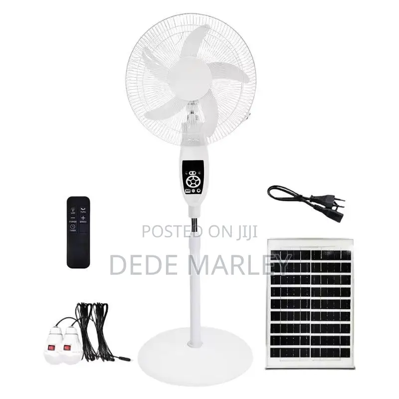 Rechargeable Fan With Solar Panel