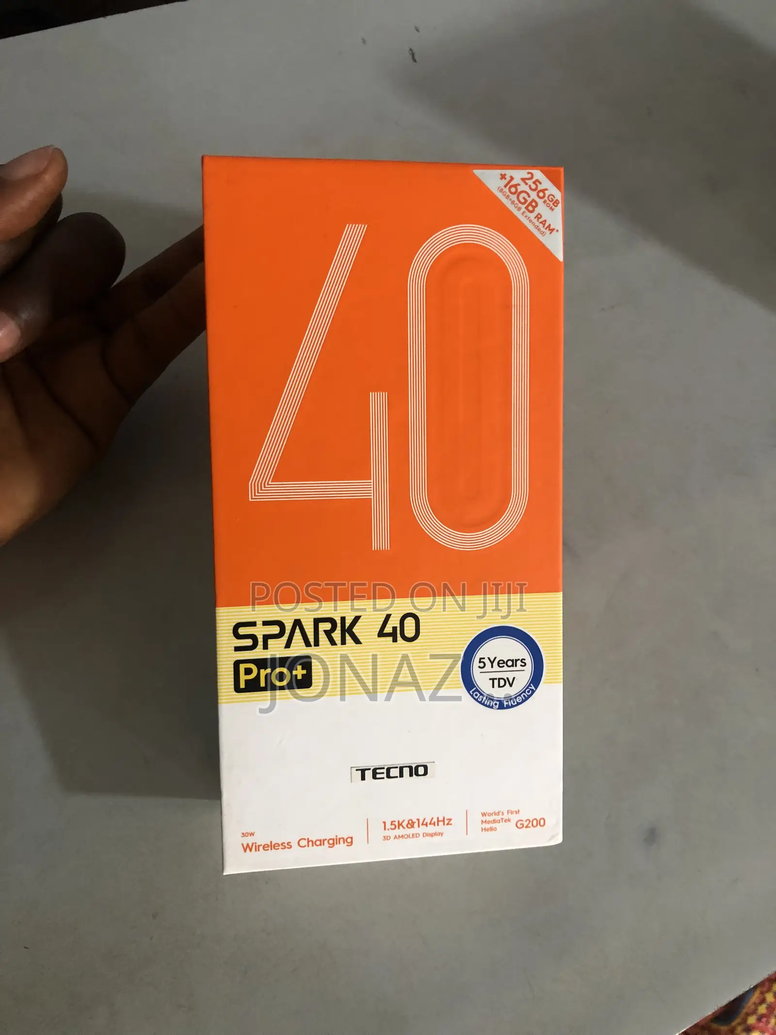 New Tecno Spark 40 Pro+ 256 GB Black