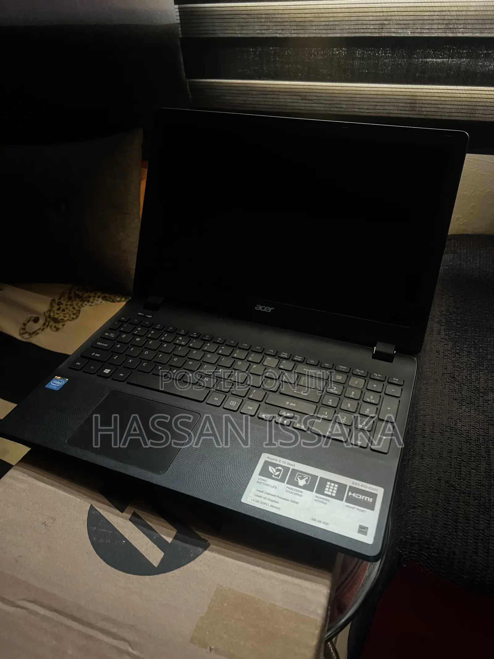 Laptop Acer Aspire E15 4GB Intel Celeron HDD 500GB