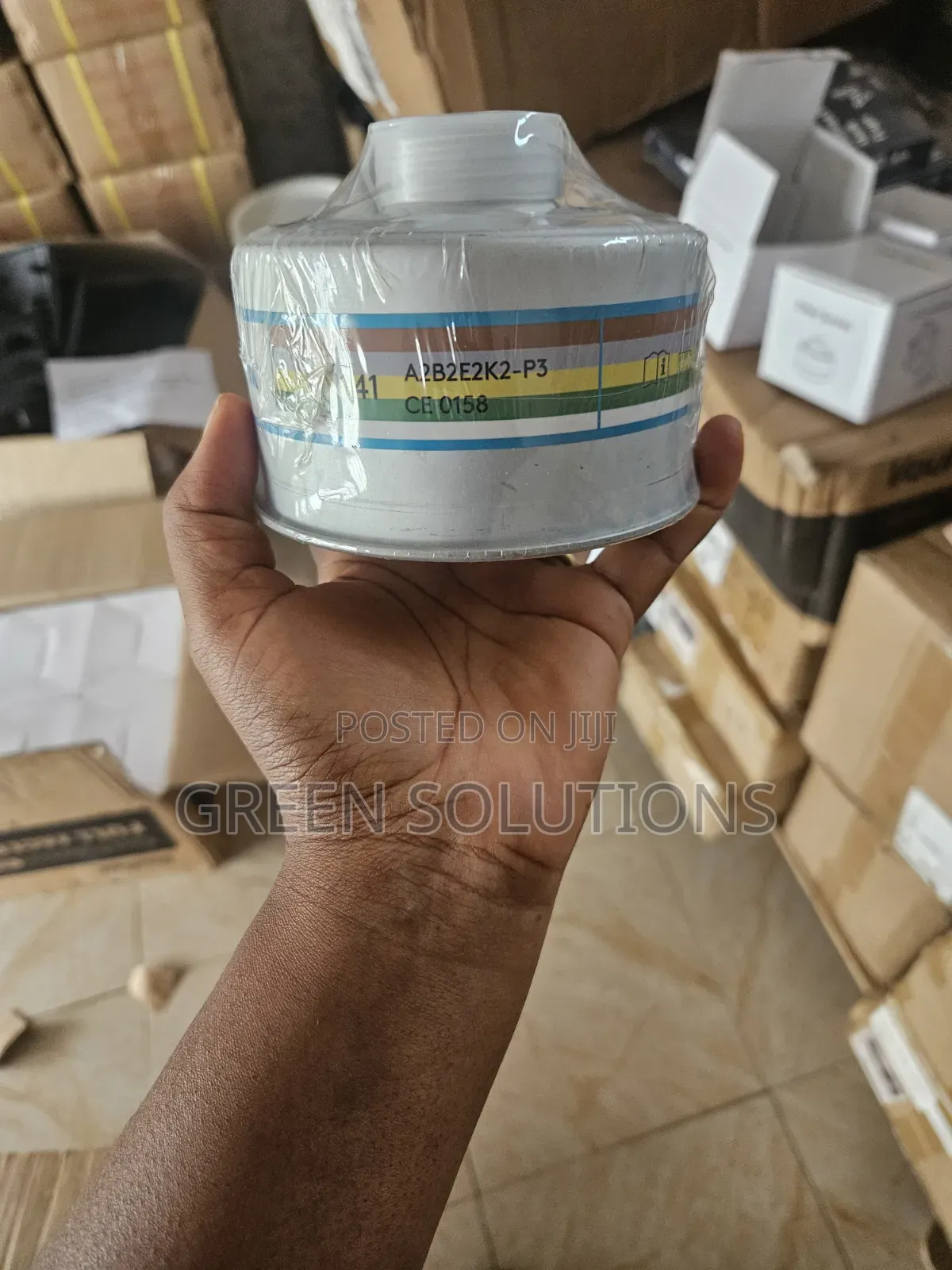 Original Vaultex Multi-Gas Double Filters/Carnister ( Abekp3)