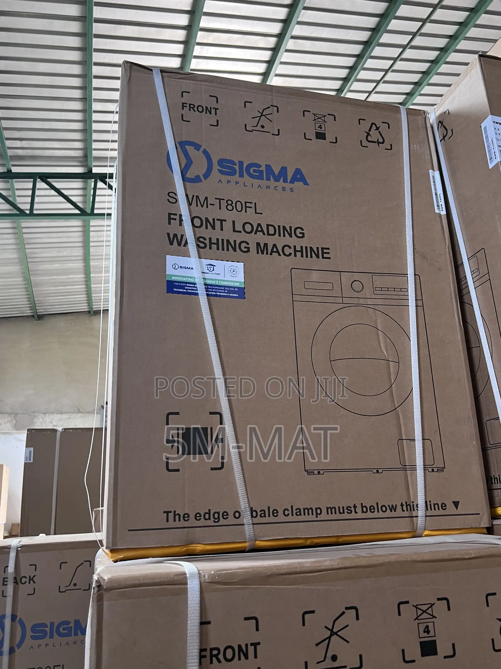 Strong Motor Sigma 8kg Front Load Washing Machine (Swm-T80fl)