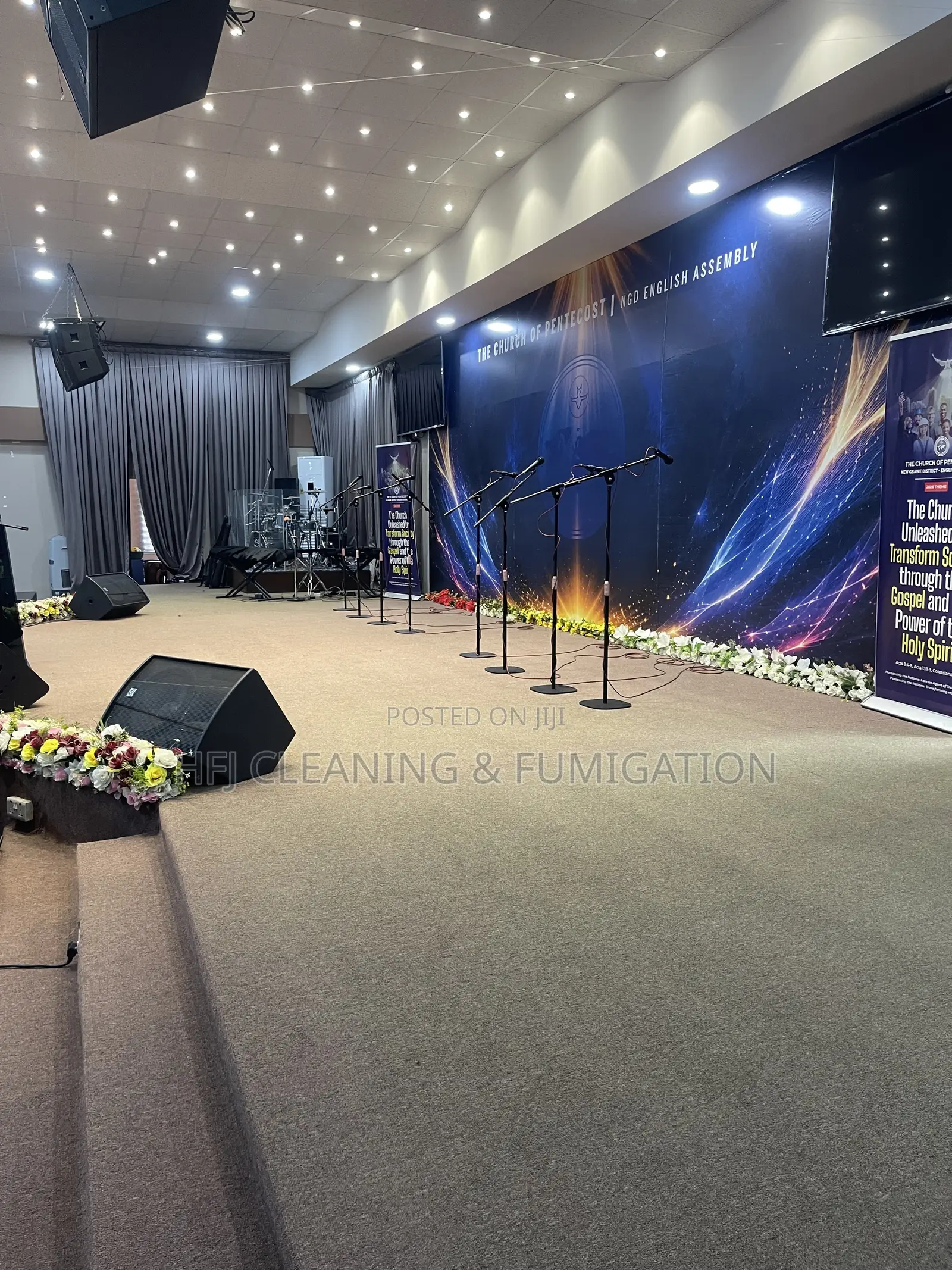 Church Auditorium Cleaning