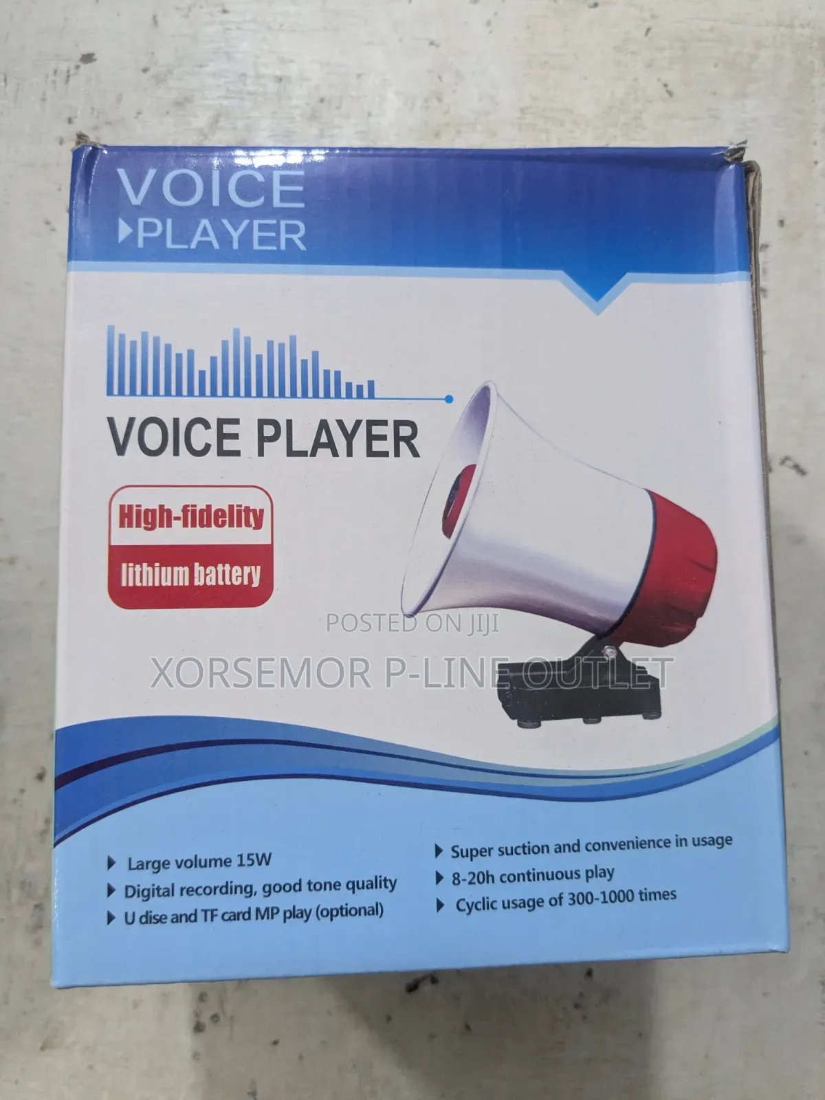 Portable Rechargeable Recording Megaphone