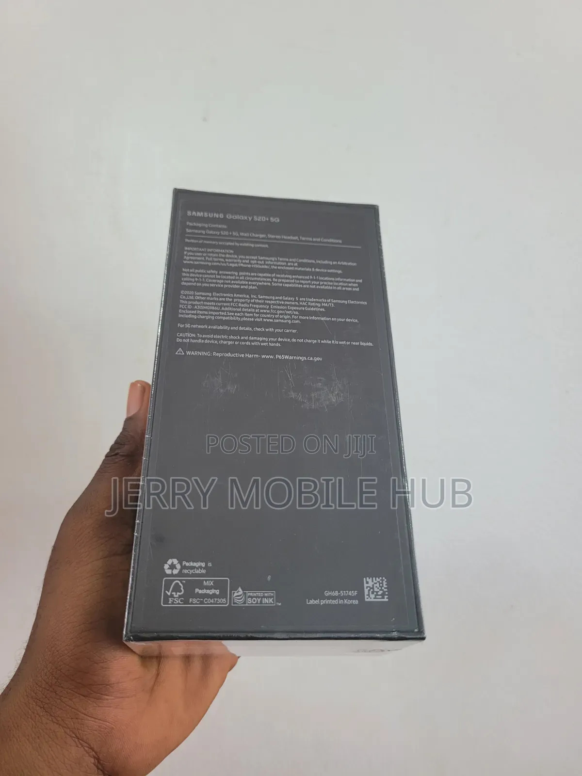 New Samsung Galaxy S20+ 5G 256 GB Black