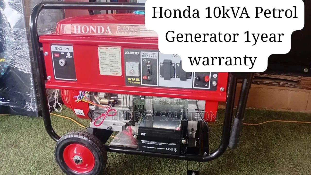 Honda 10kVA Petrol Generator – Heavy Duty Electric Start