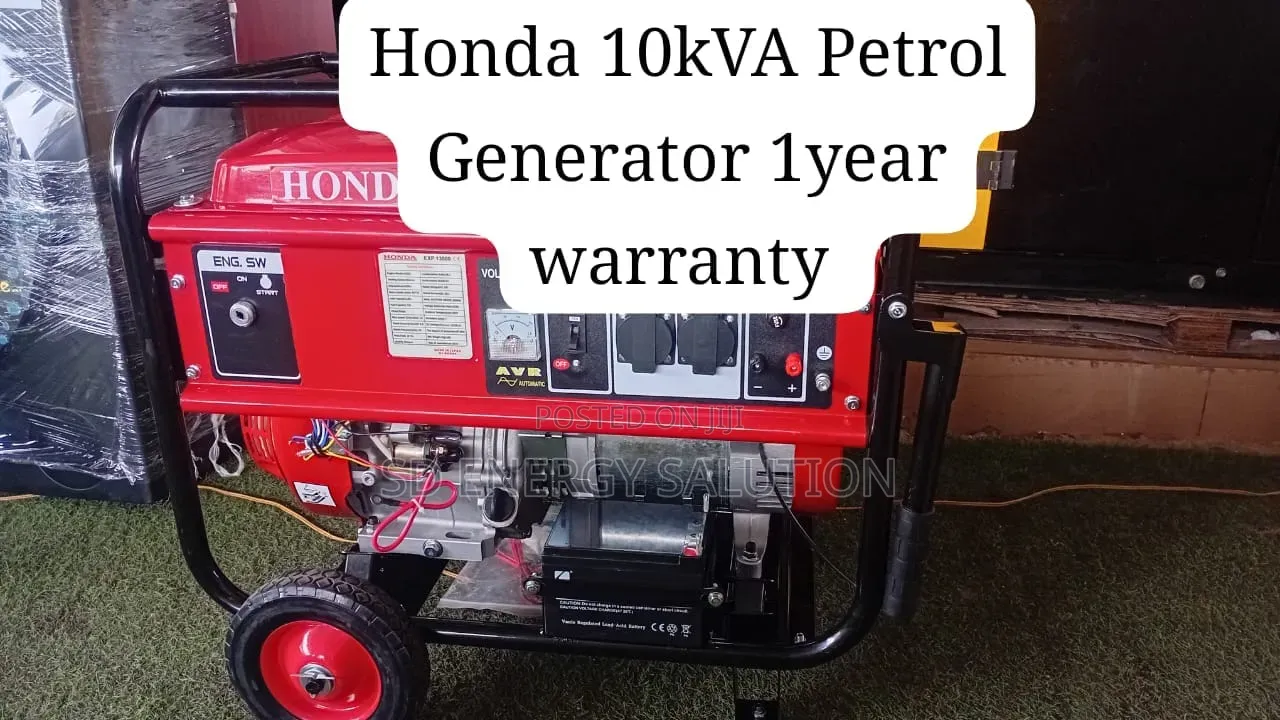 Honda 10kVA Petrol Generator – Long Running Performance