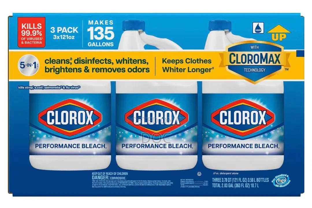 Clorox Performance Concentrated Bleach – Jumbo 121 Oz
