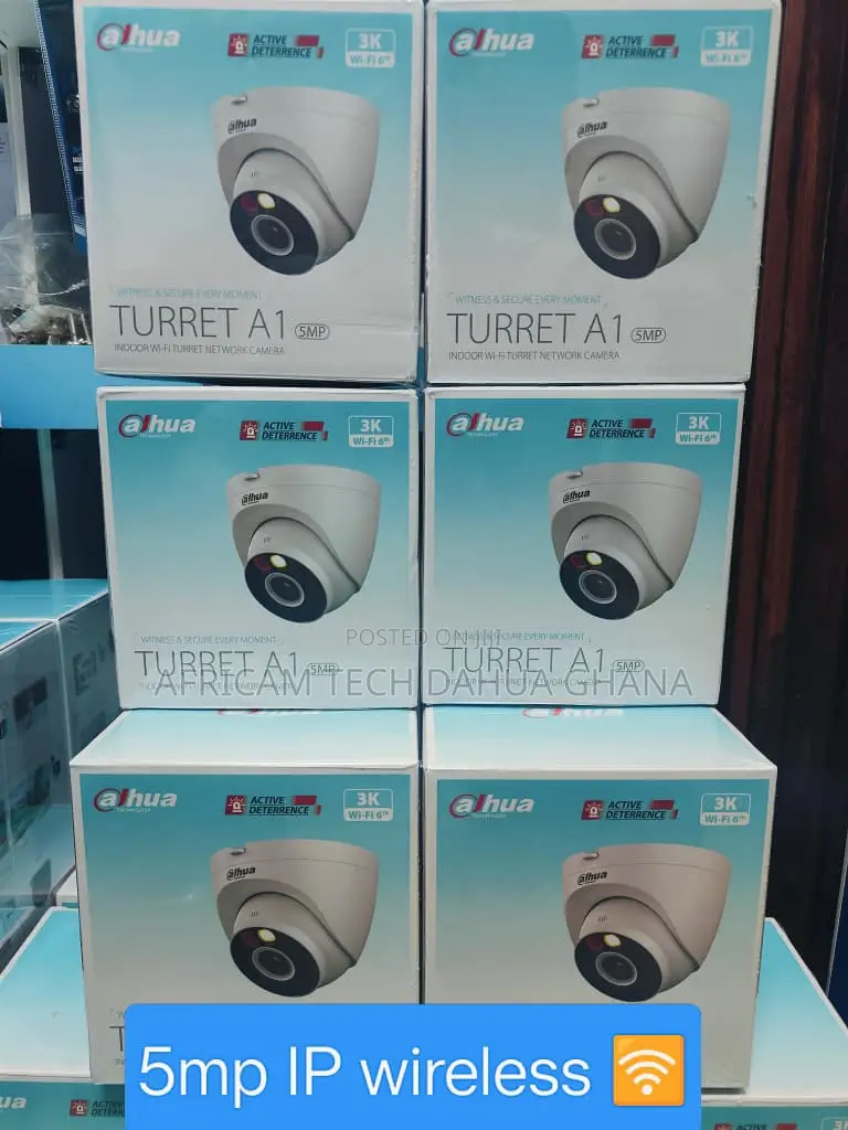 Dahua Wireless 5MP Fixed-Focal Wi-Fi Turret Network Camera