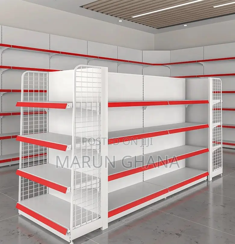 Heavy Duty Steel Supermarket Shelves Retail Store Display Racks