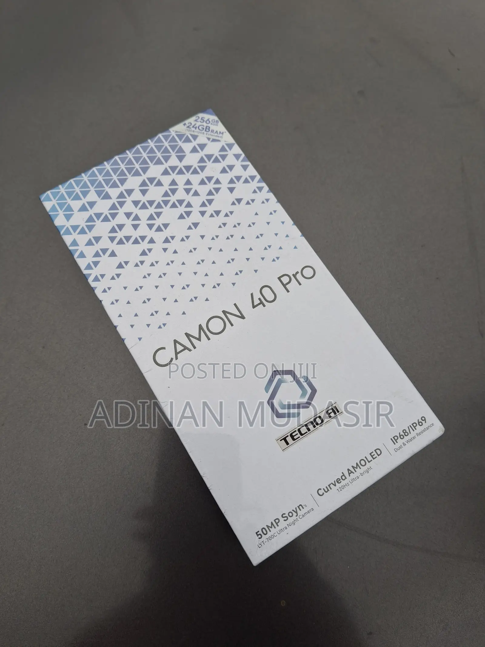 New Tecno Camon 40 Pro 4G 256 GB Gray