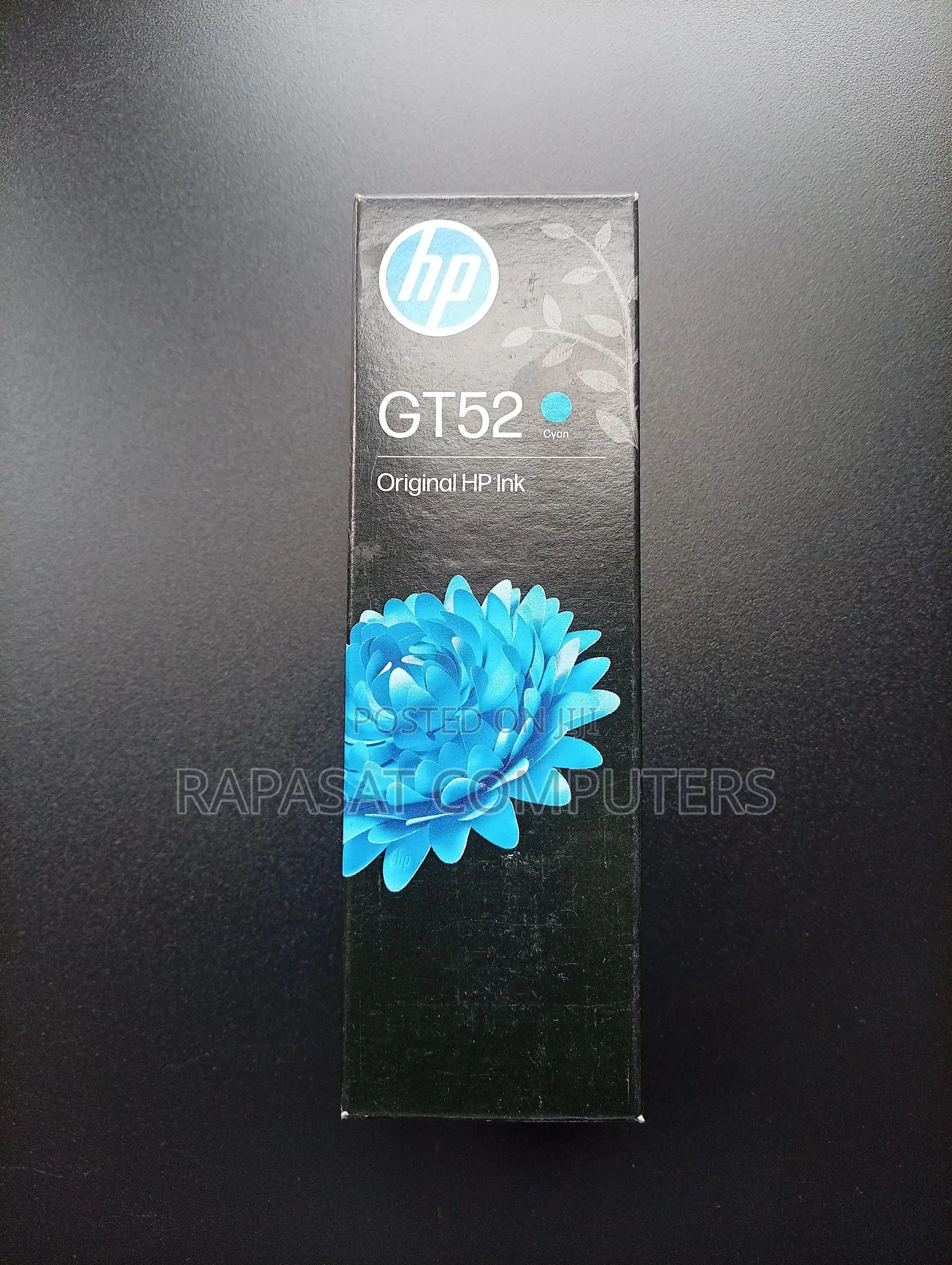 HP Gt52 Cyan Ink Bottle