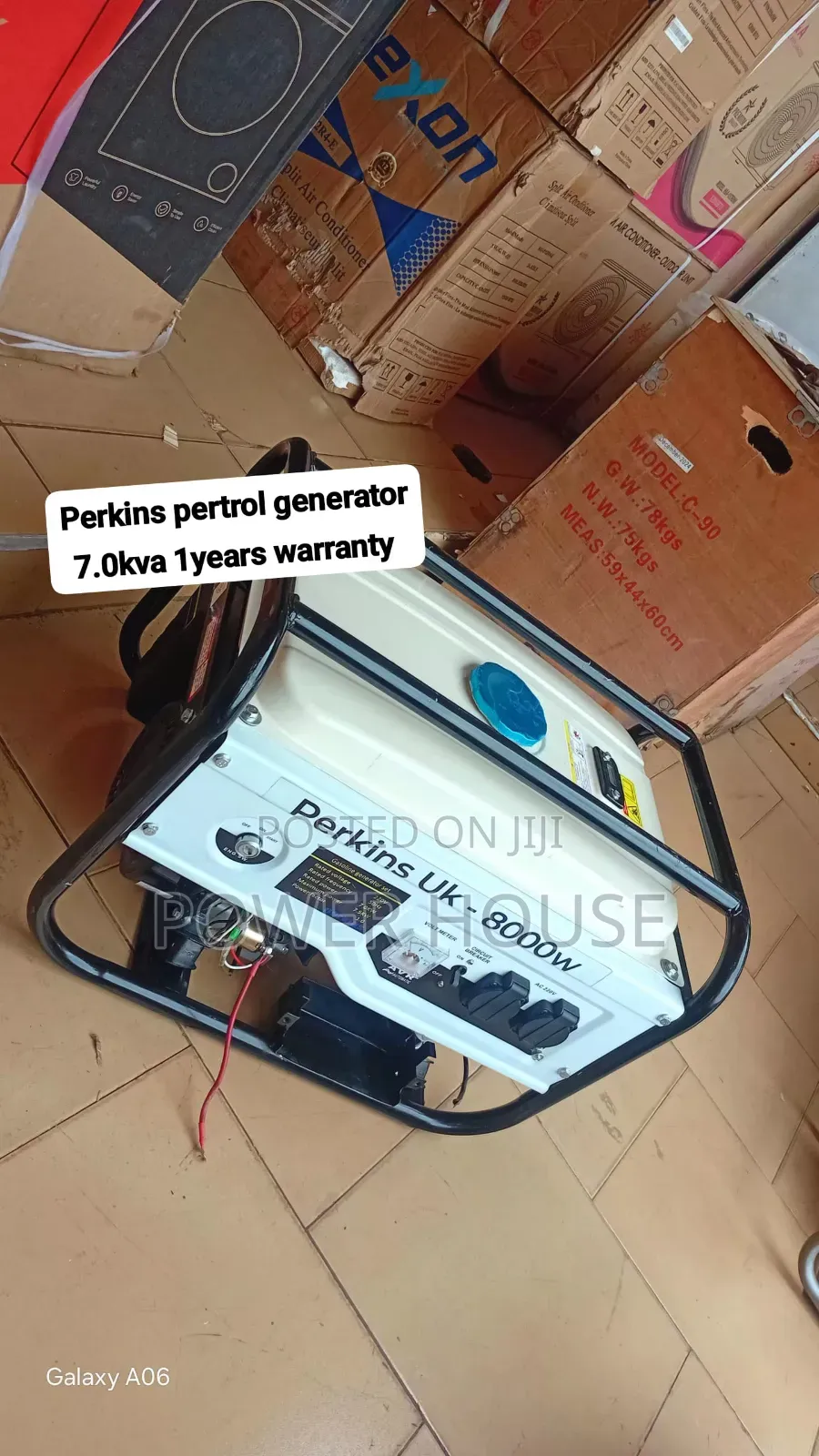 Perkins UK 7.5kW Generator – Perfect for Homes, Businesses Events