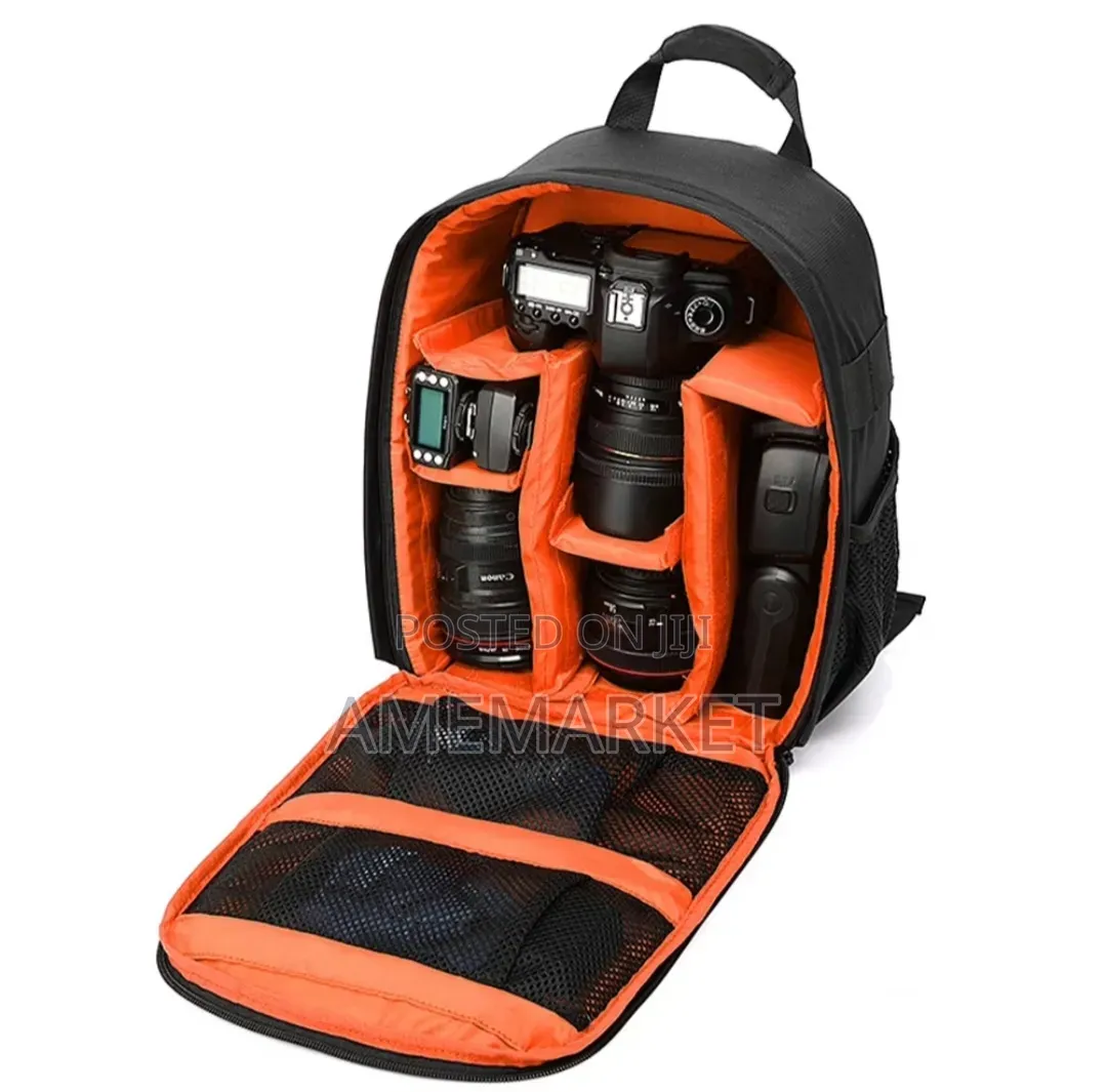 Digital DSLR Camera Waterproof Sling Backpack Shoulder Bag – Red