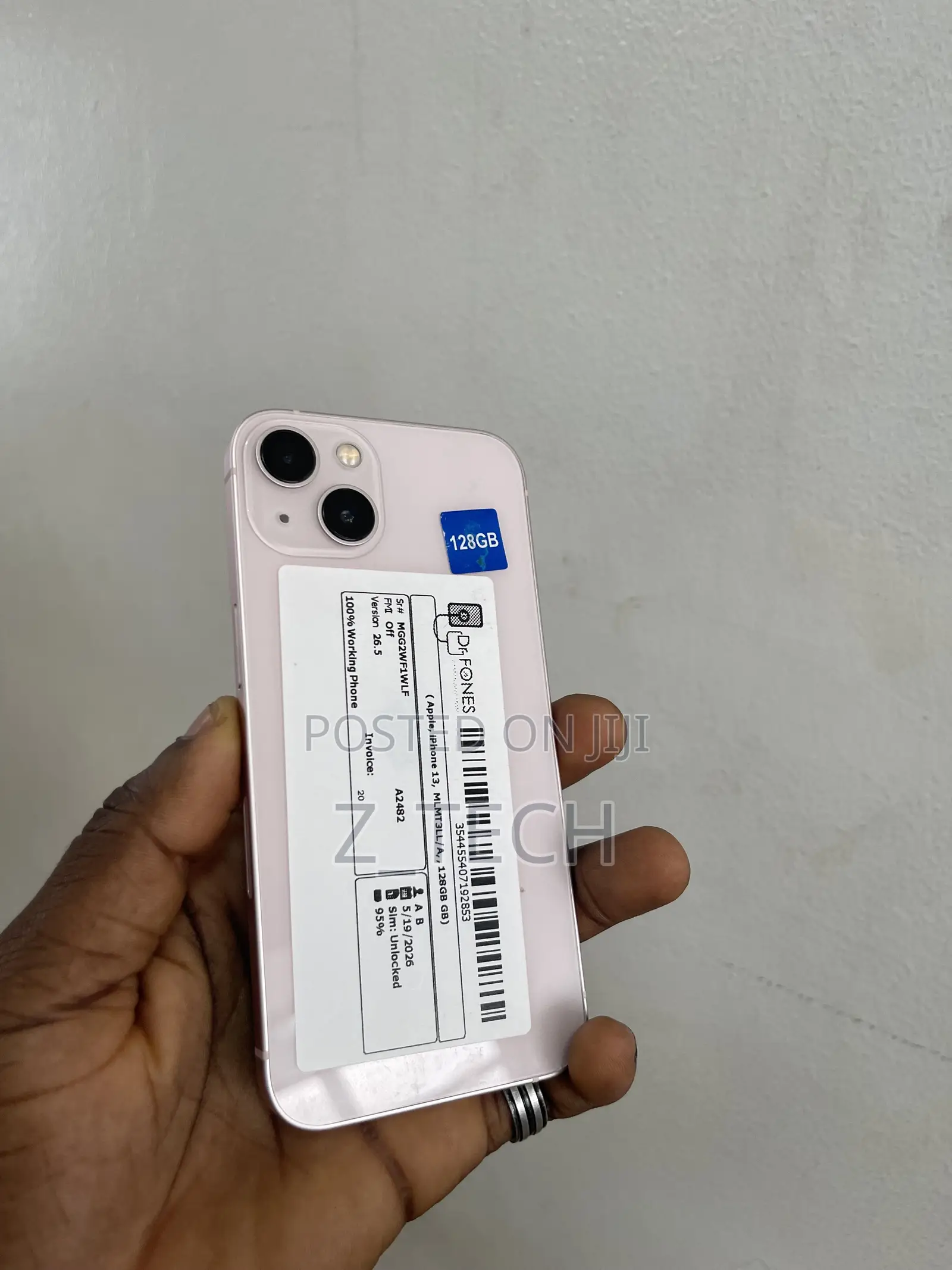 New Apple iPhone 13 128 GB Pink