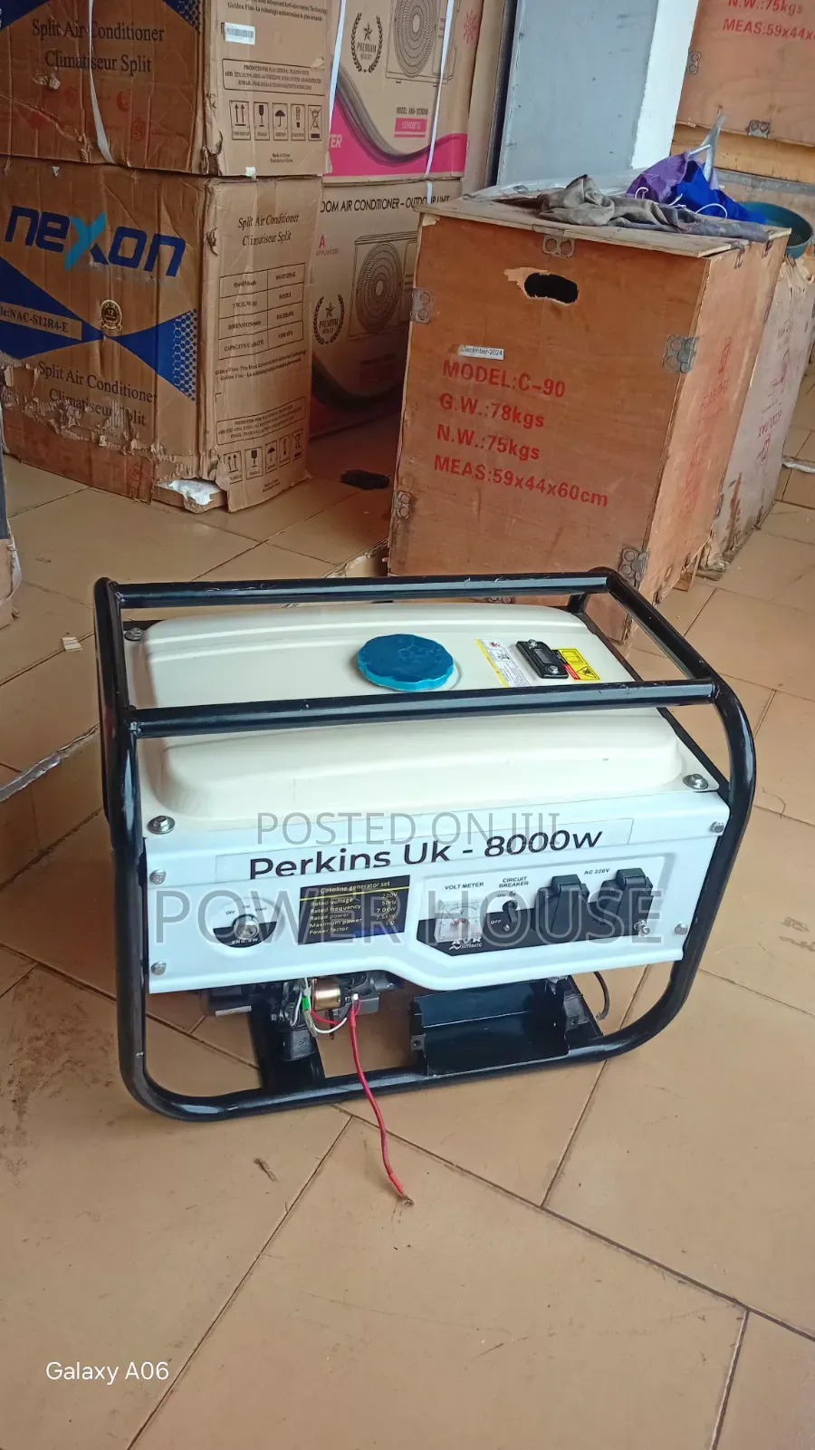 Heavy-Duty 8000W Generator – Ideal for Shops Offices
