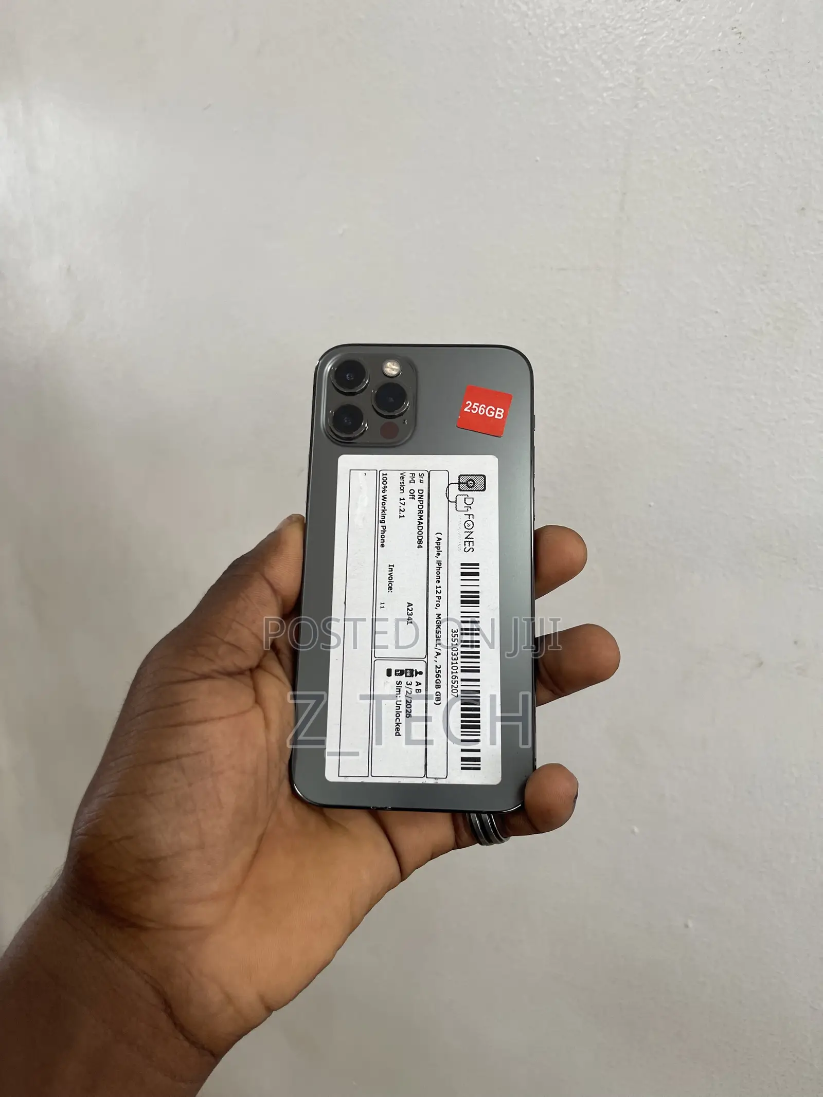New Apple iPhone 12 Pro 256 GB Black