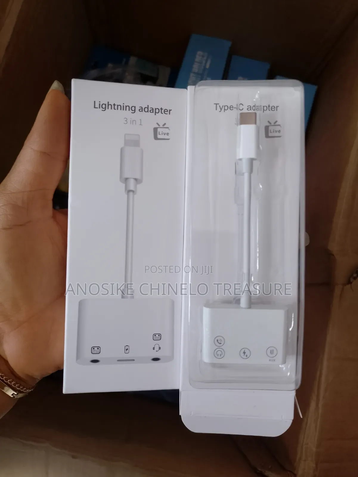 USB Type-C 3-in-1 Audio Adapter With Charging AUX (Live Streaming)