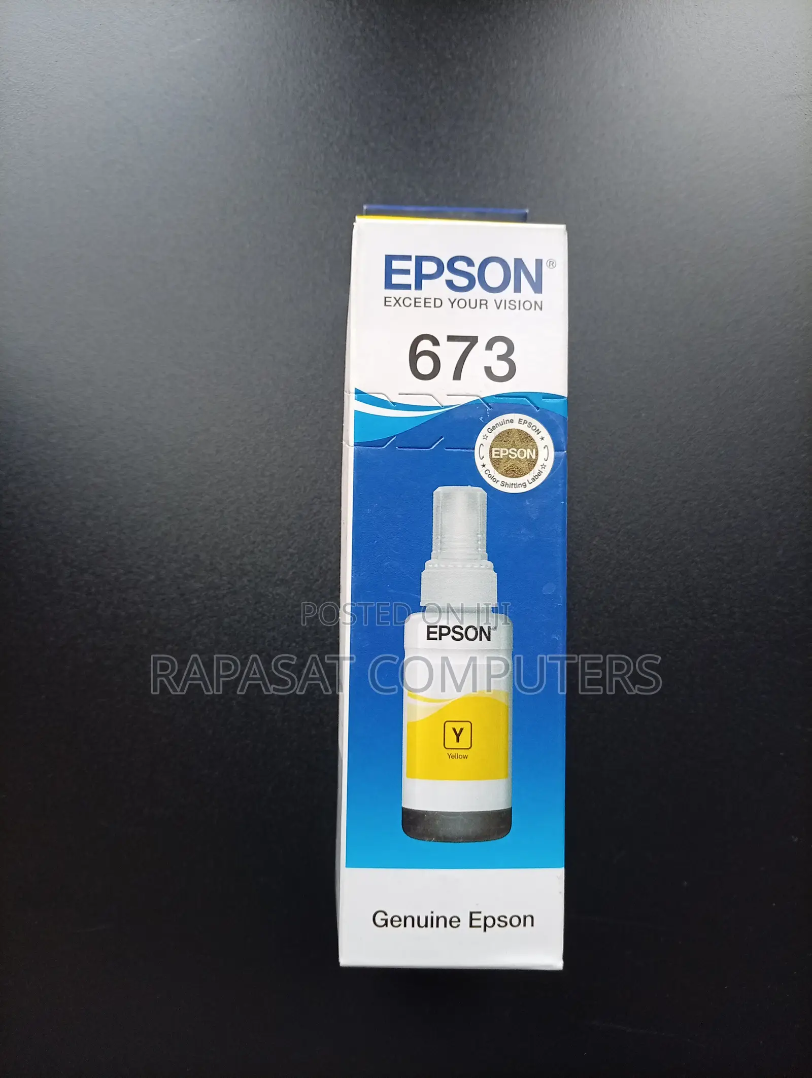 Epson 673 Yellow Ink Bottle