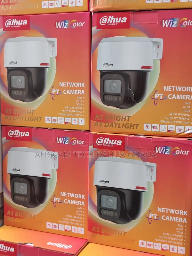 Dahua 4MP WizColor Active Deterrence PT Camera Two-Way Talk