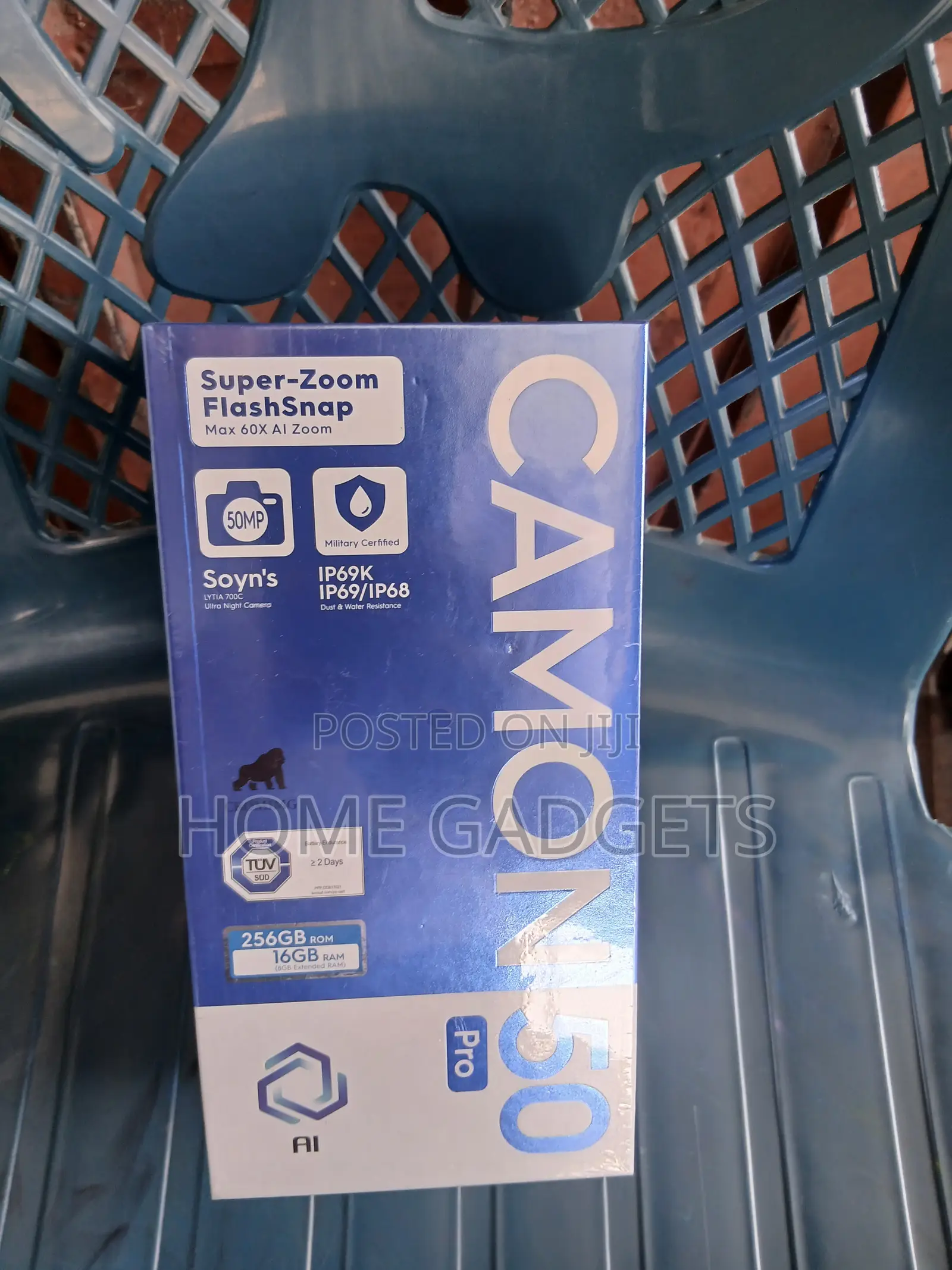 New Tecno Camon 50 Pro 256 GB Black