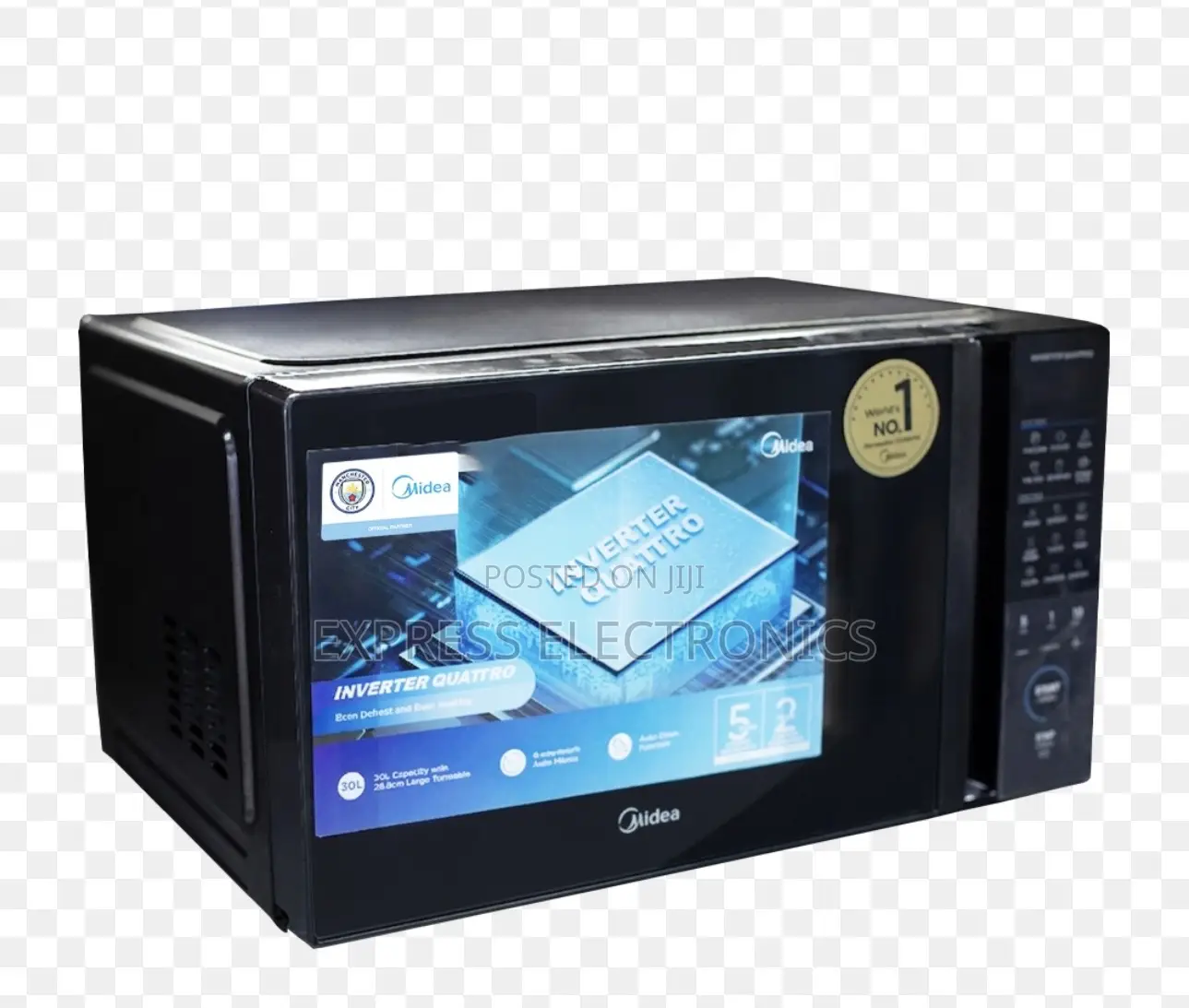 Ultra High Midea EM9P032MO-B. Inverter Quattro Microwave 30L 1150w