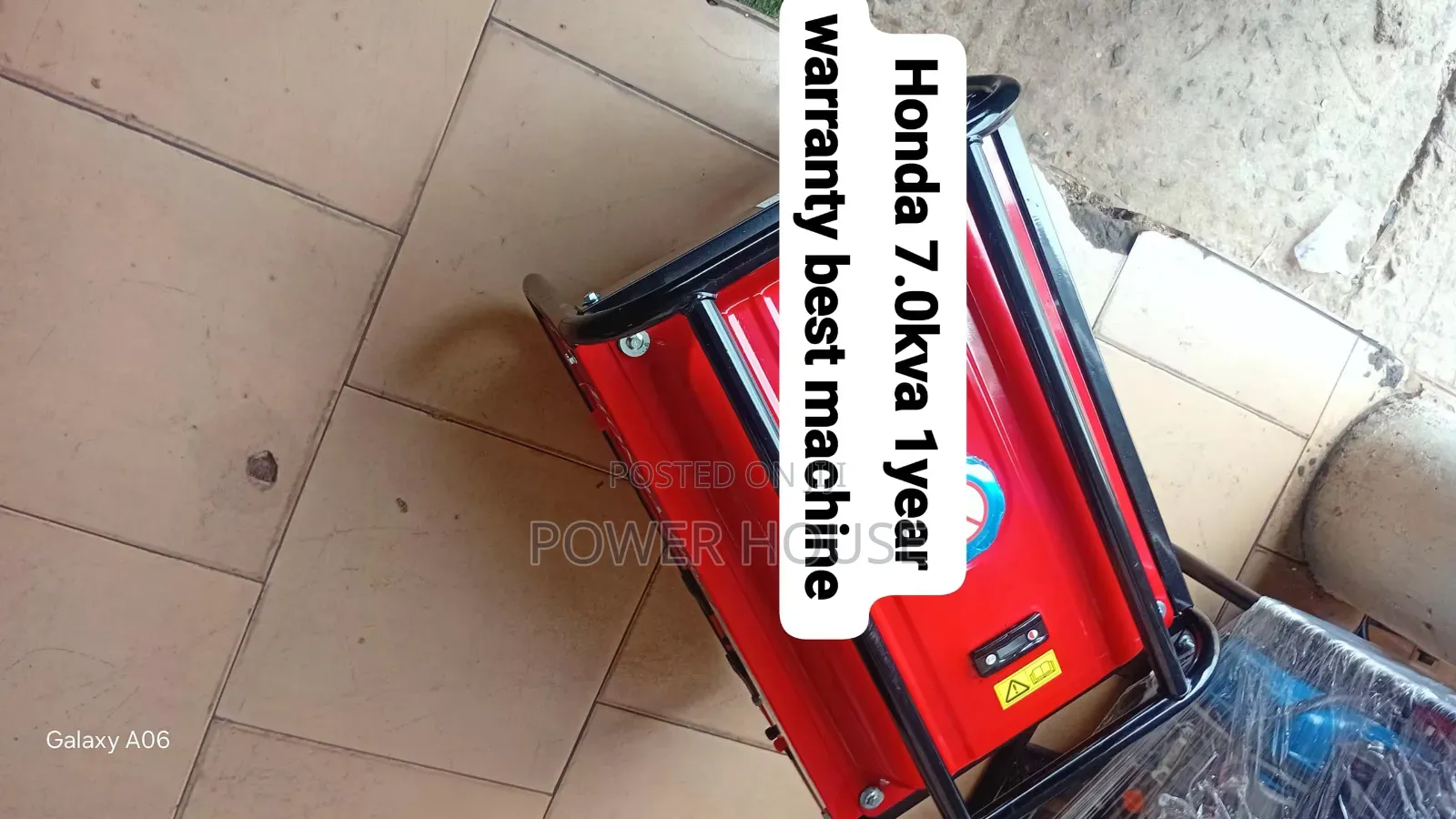 Heavy-Duty Honda 7.0kVA Petrol Generator Available
Honda 7.0kVA