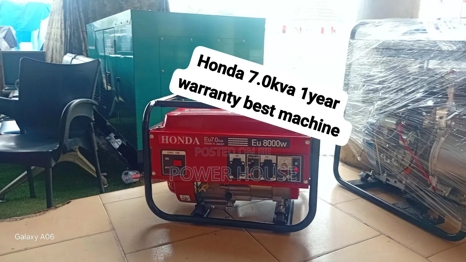 Heavy-Duty Honda 7.0kVA Petrol Generator Available
Honda 7.0kVA