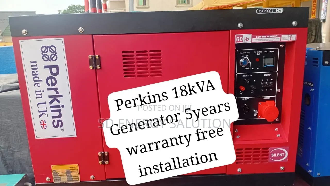 Perkins 18kVA Diesel Generator – Heavy Duty Fuel Efficient