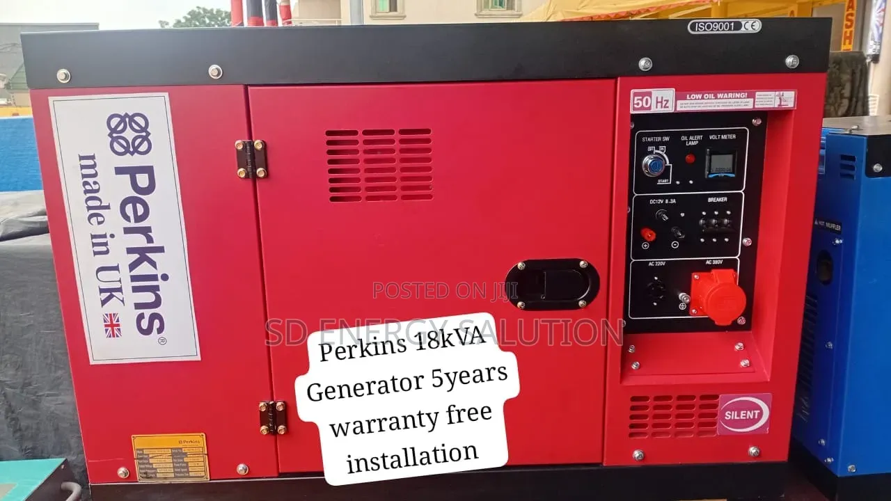 Perkins 18kVA Silent Diesel Generator – Reliable Backup Power